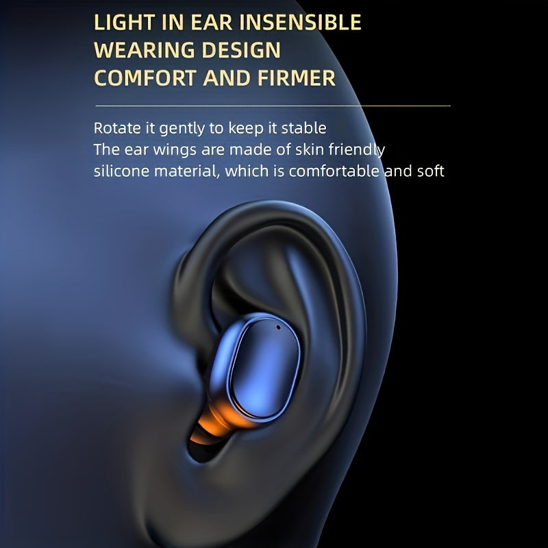 New TWS Wireless Earphones: In-Ear Wireless Headset with LED Display, Touch Control, and Polymer Battery for iOS/Android - Suitable for Gaming, Movies, and Anime